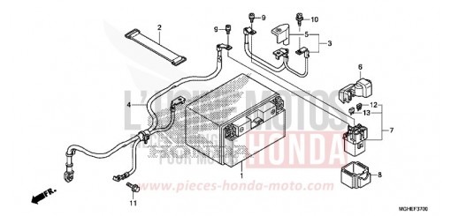 BATTERIE VFR1200XE de 2014